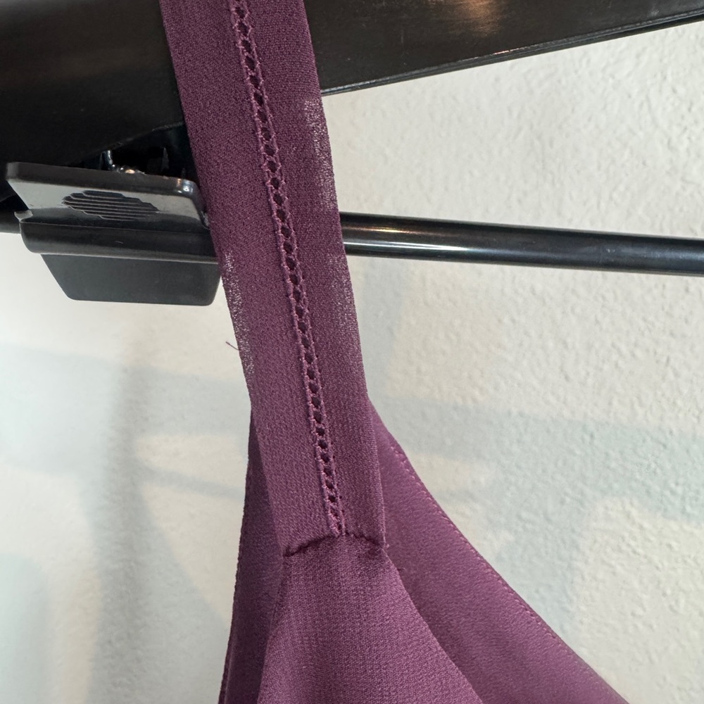 WHBM Embellished Purple Camisole Top Small (#242) - Picture 3 of 6